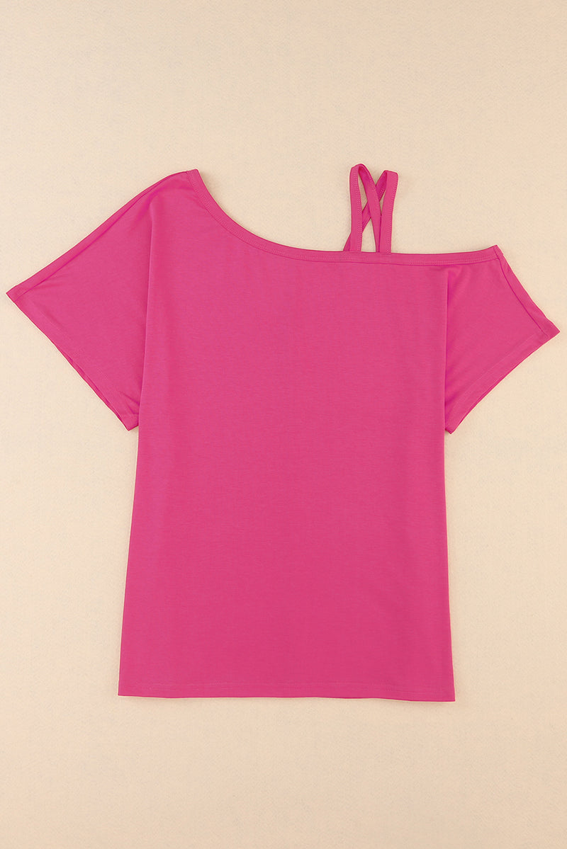 "Stylish and Trendy: Crisscross Short Sleeve Top by Burkesgarb | Versatile Women's Fashion"