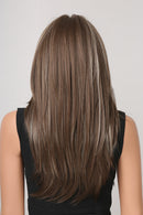 Stylish Simplicity: 13*1" Full-Machine Synthetic Wig, Long Straight 22" Length