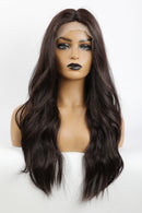 Achieve Effortless Elegance with the 13*2" Lace Front Wigs Synthetic Long Wave 26" Heat Safe in Brown