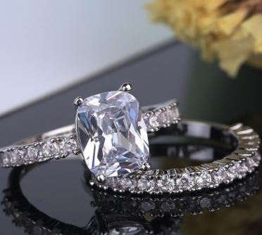 "Versatile and Stylish: Double Stackable Ring Set by Burkesgarb | Fashionable and Elegant Jewelry"