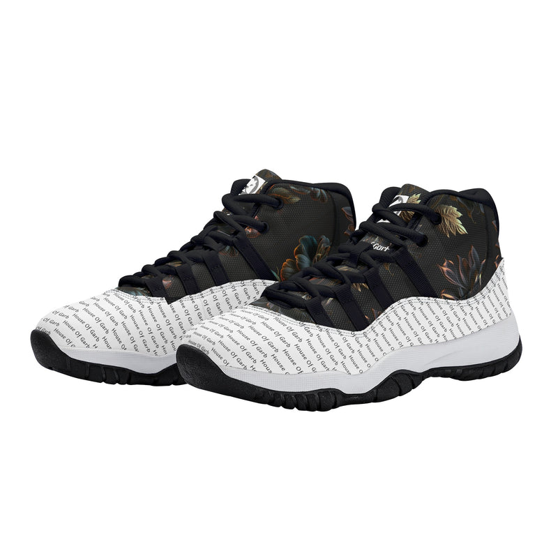 "Step into Style and Comfort with Burkesgarb Nature Retro Men's Basketball Sneakers"