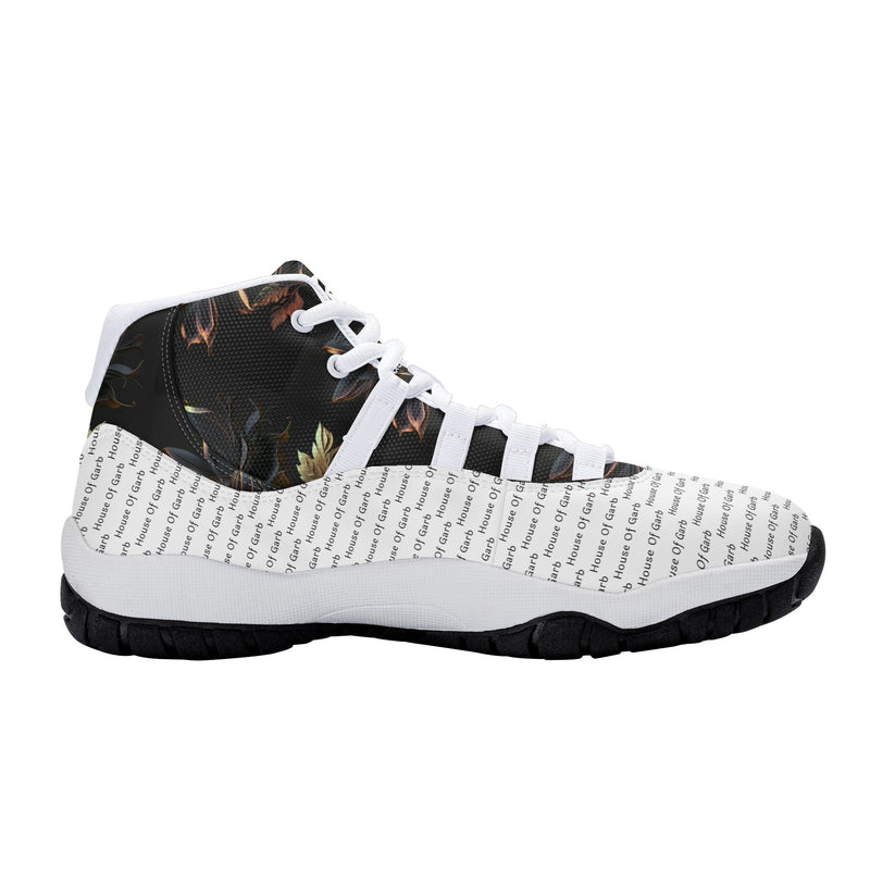 "Step into Style and Comfort with Burkesgarb Nature Retro Men's Basketball Sneakers"