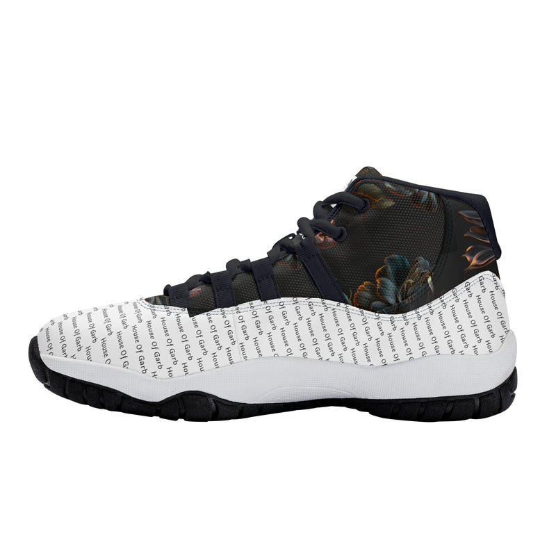 "Step into Style and Comfort with Burkesgarb Nature Retro Men's Basketball Sneakers"