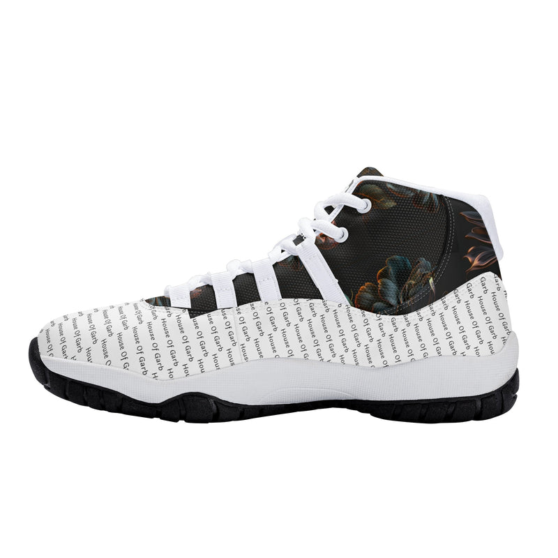 "Step into Style and Comfort with Burkesgarb Nature Retro Men's Basketball Sneakers"