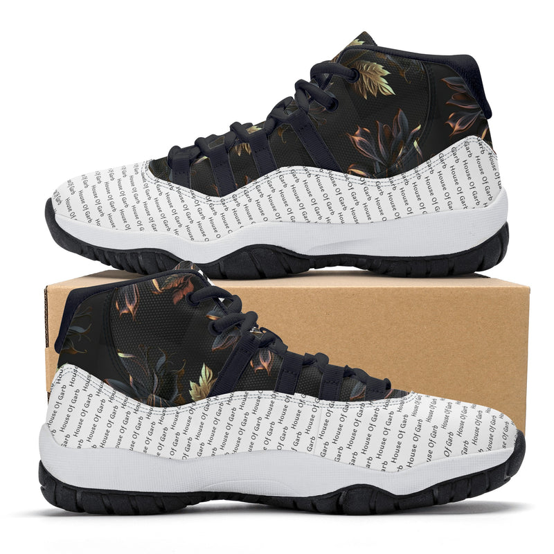 "Step into Style and Comfort with Burkesgarb Nature Retro Men's Basketball Sneakers"