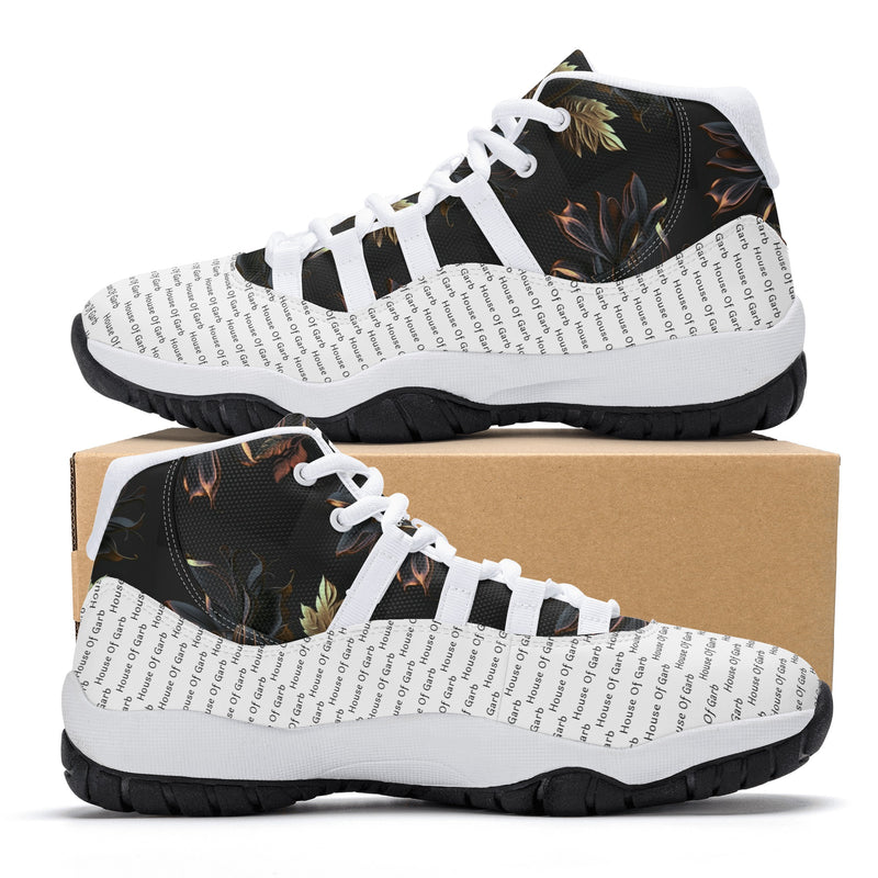 "Step into Style and Comfort with Burkesgarb Nature Retro Men's Basketball Sneakers"