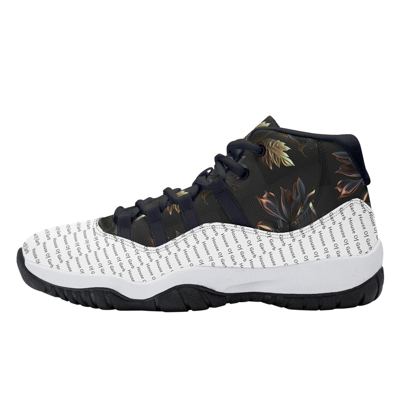 "Step into Style and Comfort with Burkesgarb Nature Retro Men's Basketball Sneakers"