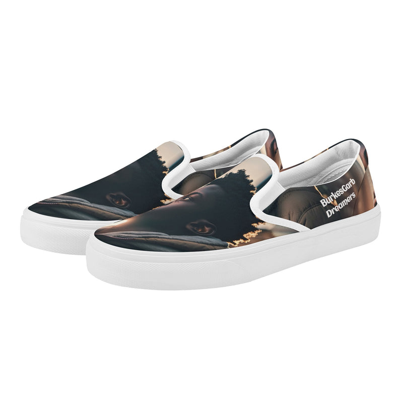 "Burkesgarb Dreamers Men's Skate Slip On Shoes - Stylish and Comfortable Footwear"