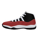 "Elevate Your Style with Burkesgarb Men's High Top Retro Cherry Basketball Sneakers"