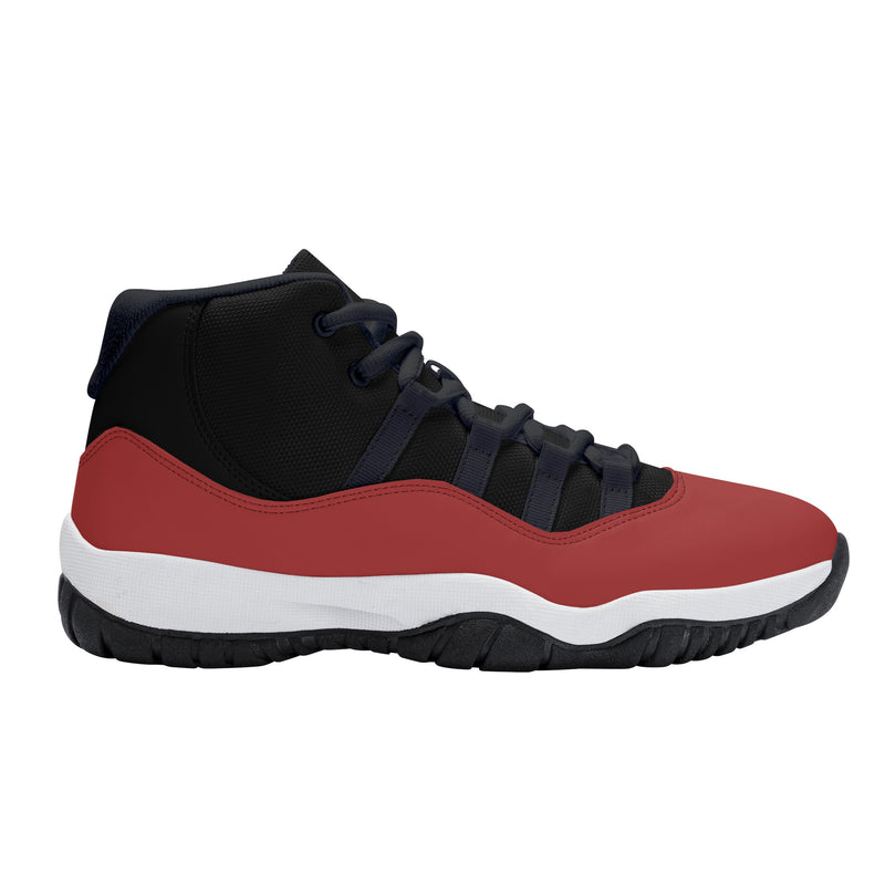 "Elevate Your Style with Burkesgarb Men's High Top Retro Cherry Basketball Sneakers"