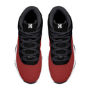 "Elevate Your Style with Burkesgarb Men's High Top Retro Cherry Basketball Sneakers"