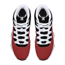 "Elevate Your Style with Burkesgarb Men's High Top Retro Cherry Basketball Sneakers"