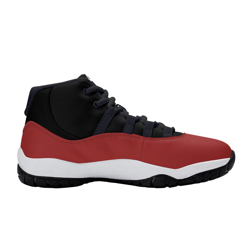 "Elevate Your Style with Burkesgarb Men's High Top Retro Cherry Basketball Sneakers"