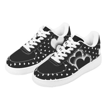 Step into Style and Love with Burkesgarb Mens Love for em Heartz Low-Top Shoes