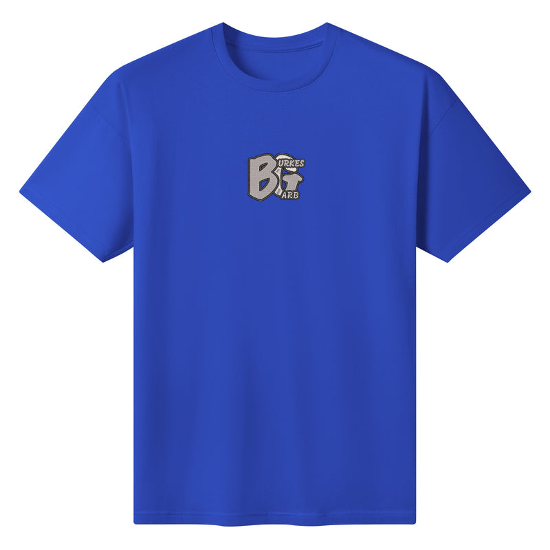 Elevate Your Style with Burkesgarb Embroidered BG Mens Luxury Cotton T-Shirt