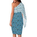 "Make a Stunning Statement with Burkesgarb Blue Hearts Women's One Shoulder Party Dress"