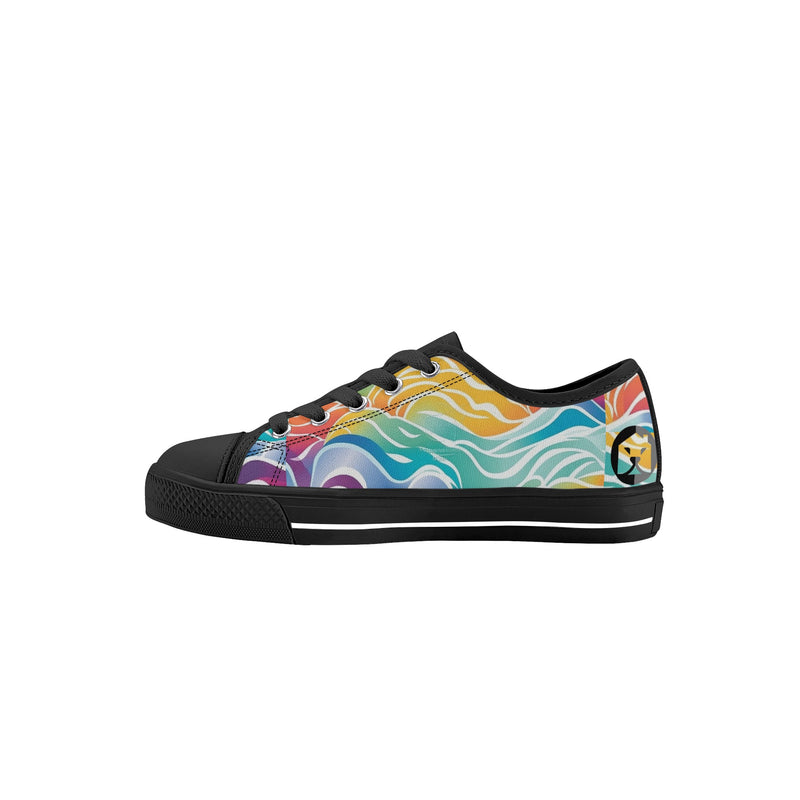 Step into Magic with Burkesgarb Magical Unicorn Kids Low Top Shoes