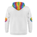 Shop the Stylish Burkesgarb Rainbow Love Mens Hoodie - Express Your Pride!