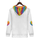Shop the Stylish Burkesgarb Rainbow Love Mens Hoodie - Express Your Pride!