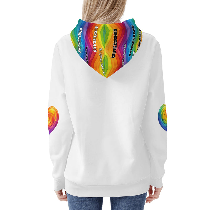 Express Your Pride with the Burkesgarb Rainbow Love Womens  Hoodie - Shop Now