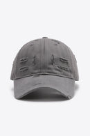 "Cool and Casual: Distressed Adjustable Baseball Cap by Burkesgarb | Trendy and Comfortable Headwear"
