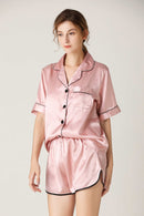 Lapel Collar Shirt and Shorts Lounge Set: Effortless Style and Comfort Combined