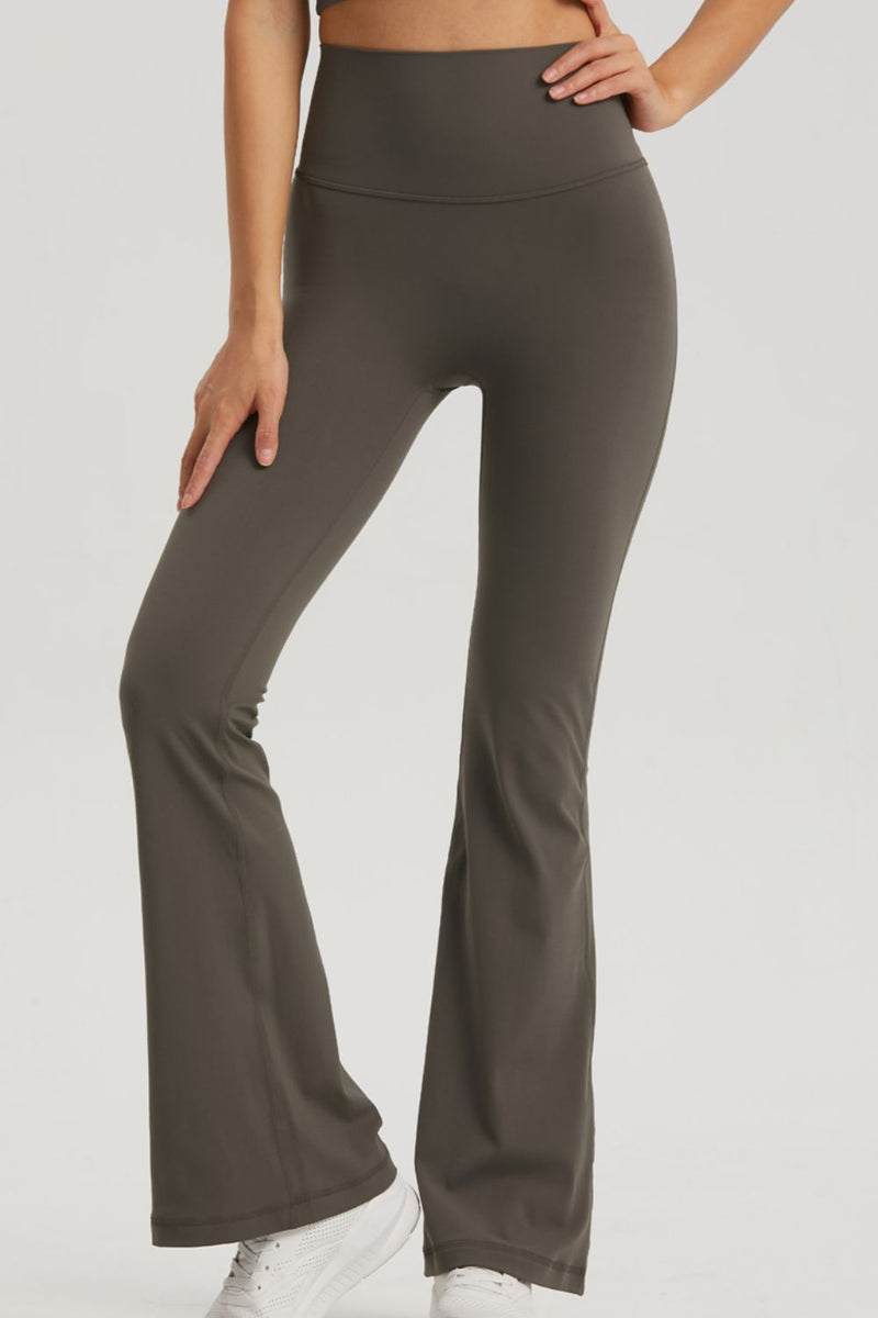 Elevate Your Activewear: High Waist Sports Bootcut Leggings at Burkesgarb