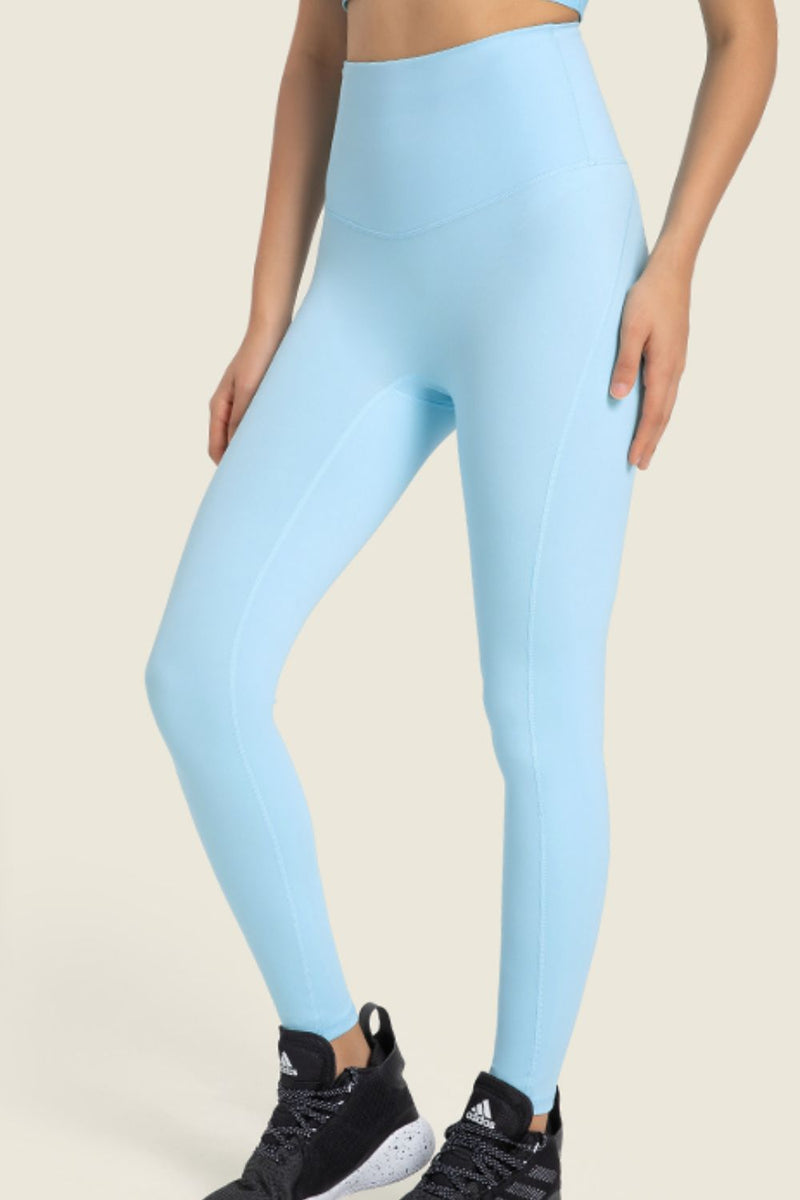 Seamless High-Rise Wide Waistband Yoga Leggings: Elevate Your Yoga Practice at Burkesgarb