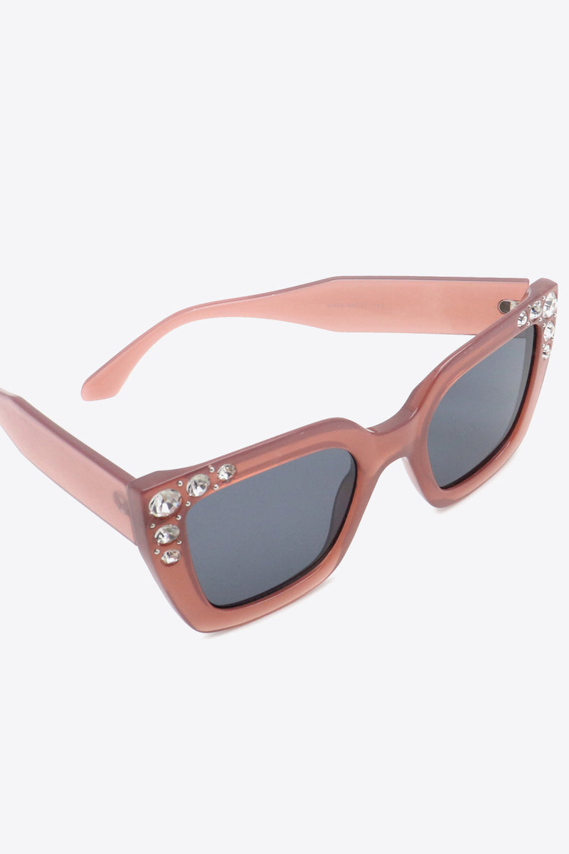 "Sparkle and Shine: Rhinestone Sunglasses by Burkesgarb | Glamorous and Trendy Eyewear"