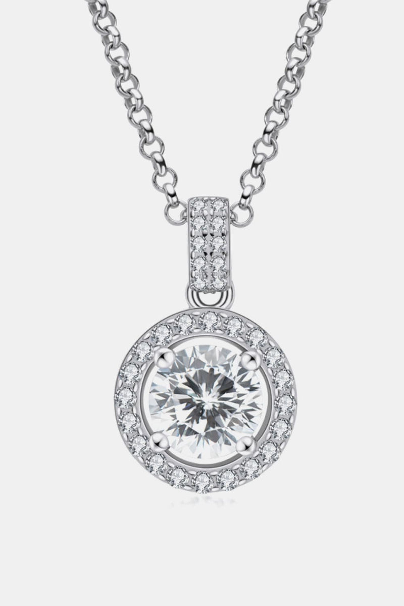 Add Sparkle and Elegance with Burkegarb Zircon Pendant 925 Sterling Silver Necklace