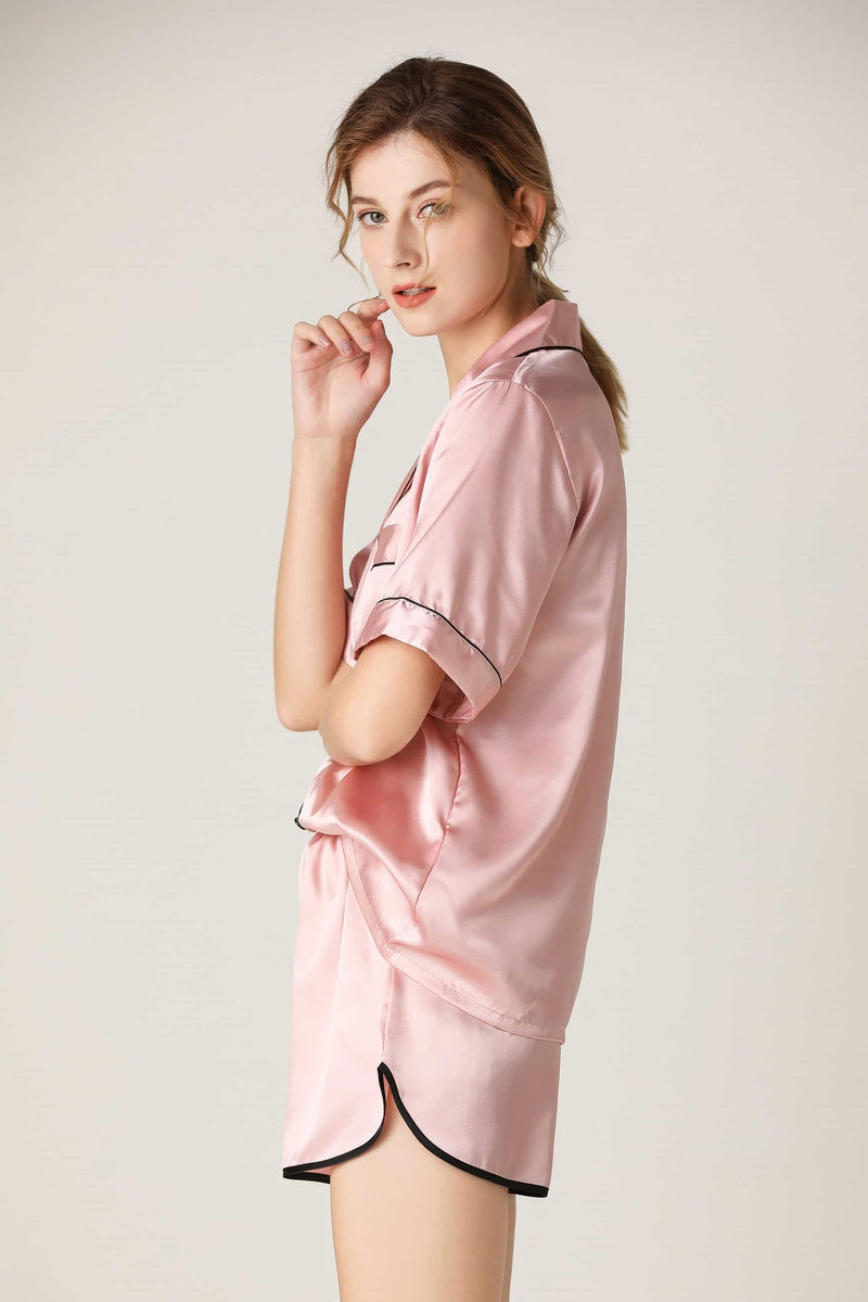 Lapel Collar Shirt and Shorts Lounge Set: Effortless Style and Comfort Combined