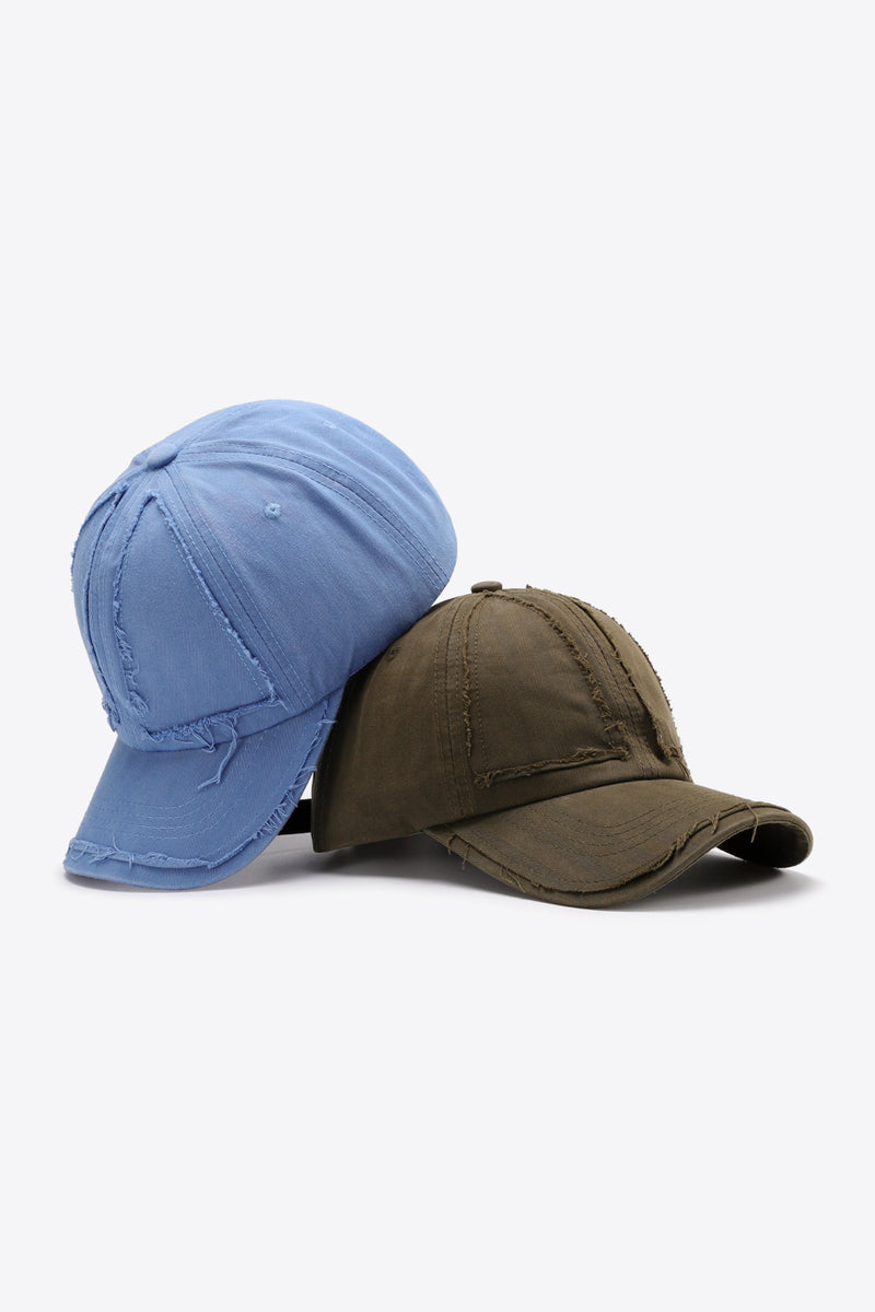 "Stylish and Casual: Distressed Adjustable Baseball Cap by Burkesgarb | Trendy and Comfortable Headwear"