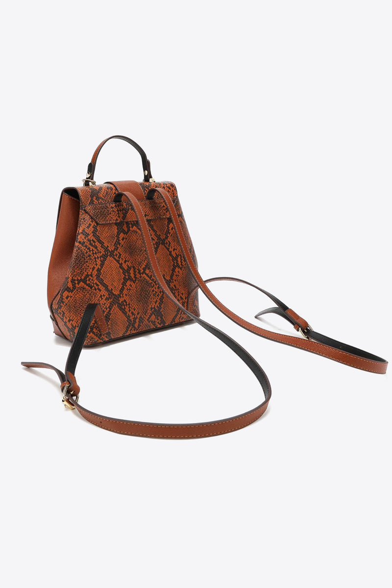 Elevate Your Style with the Nicole Lee USA Python 3-Piece Bag Set at Burkesgarb