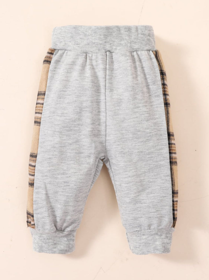 Bundle of Cuteness: Baby Bear Graphic Sweatshirt and Joggers Set at Burkesgarb