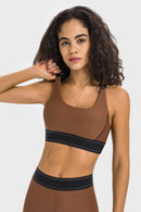 Stay Supported and Stylish with our Contrast Sports Bra | Burkesgarb