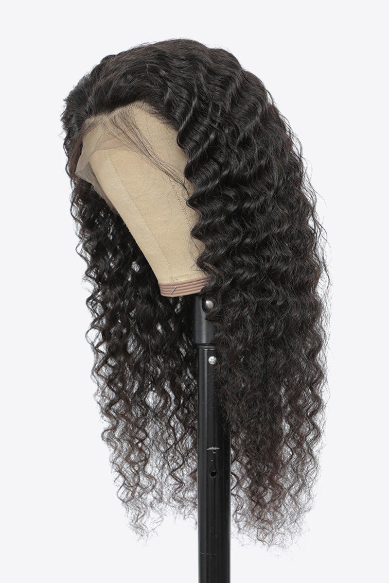 Embrace Natural Elegance with the 20" 13x4 Lace Front Wigs Human Hair Curly Natural Color 150% Density