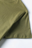 "Classic and Comfortable: Round Neck Short Sleeve Cotton T-Shirt by Burkesgarb | Essential Men's Casual Wear"