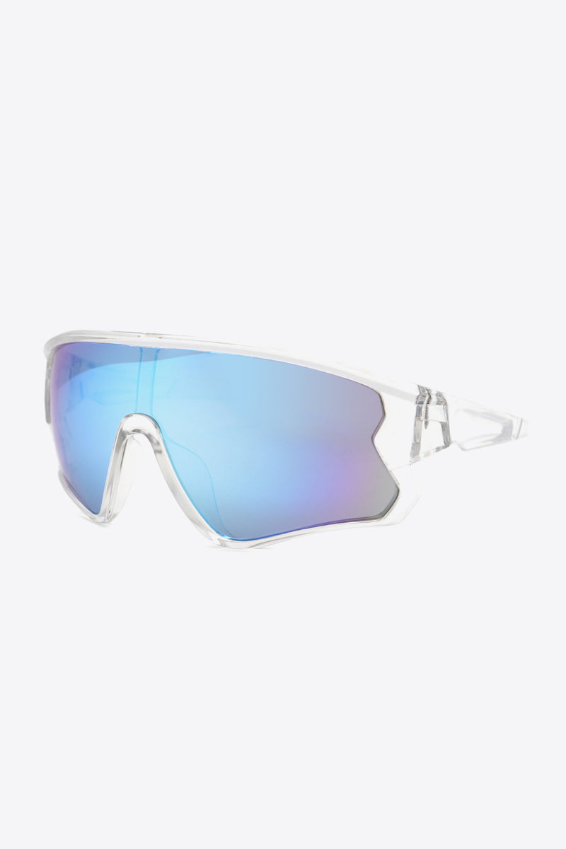 Stay Fashion-Forward with Polycarbonate Shield Sunglasses from Burkesgarb