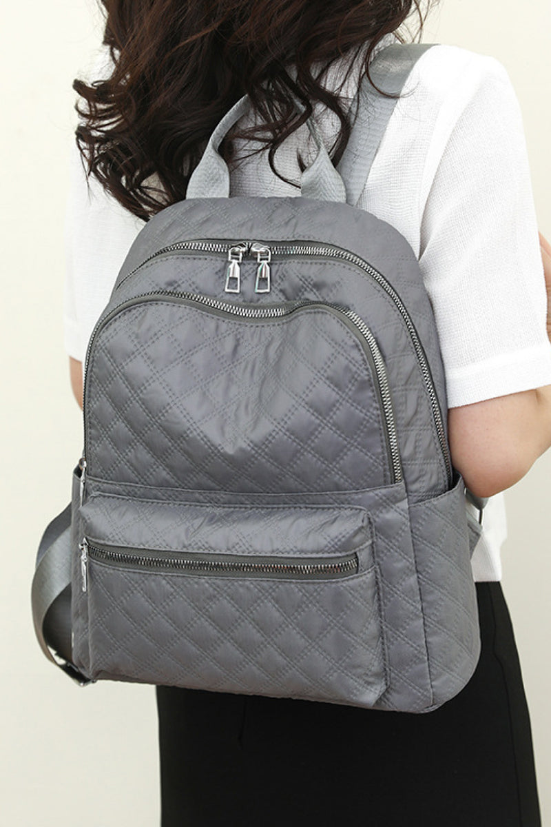 Stay Organized and Stylish with the Medium Polyester Backpack at Burkesgarb