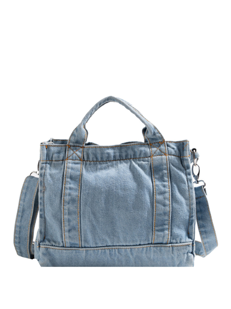 "Classic and Versatile: Denim Shoulder Bag by Burkesgarb | Stylish and Functional Women's Handbag"