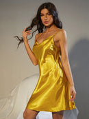 Elegant and Luxurious: Satin Night Dress at Burkesgarb