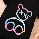 Adorable Baby Bear Short Sleeve Romper at Burkesgarb