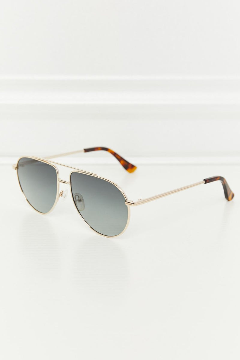 Stay Cool and Stylish with Burkesgarb TAC Polarization Lens Aviator Sunglasses