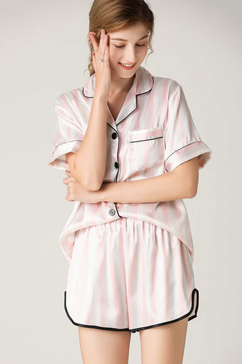 Lapel Collar Shirt and Shorts Lounge Set: Effortless Style and Comfort Combined