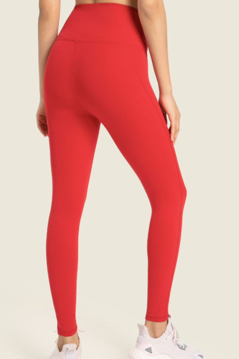 Seamless High-Rise Wide Waistband Yoga Leggings: Elevate Your Yoga Practice at Burkesgarb