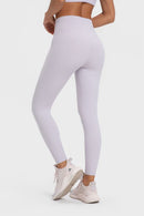 Flexibility and Comfort Meet in Highly Stretchy Wide Waistband Yoga Leggings | Burkesgarb