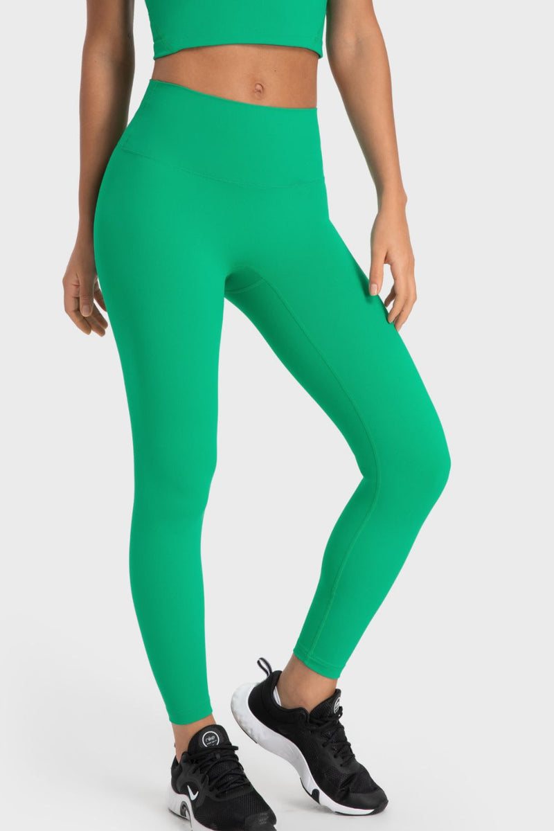 Move Freely and Stylishly: Full Length Active Leggings at Burkesgarb