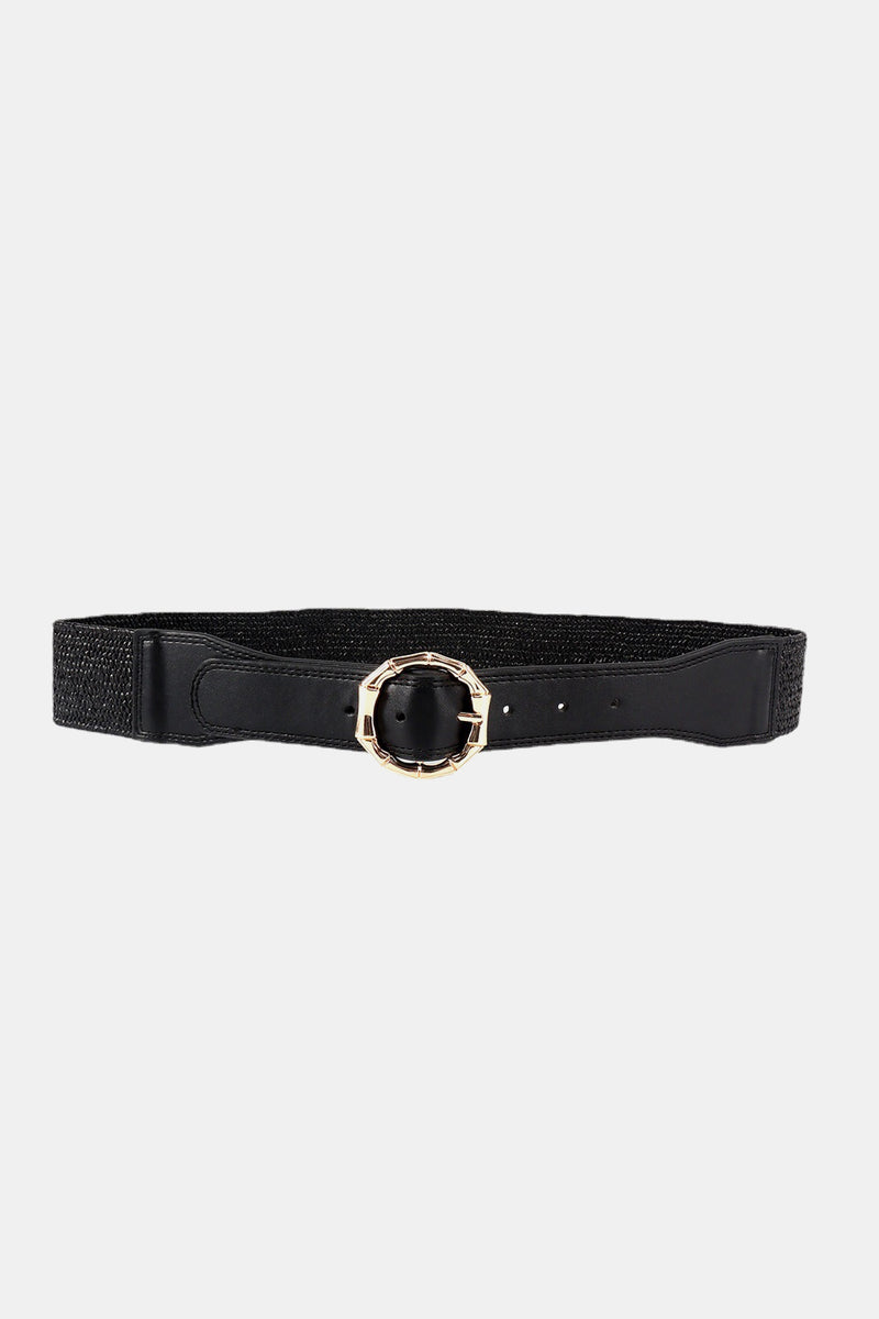 "Complete Your Look with the Stylish Alloy Buckle Braided Belt by Burkesgarb"