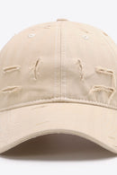 "Cool and Casual: Distressed Adjustable Baseball Cap by Burkesgarb | Trendy and Comfortable Headwear"