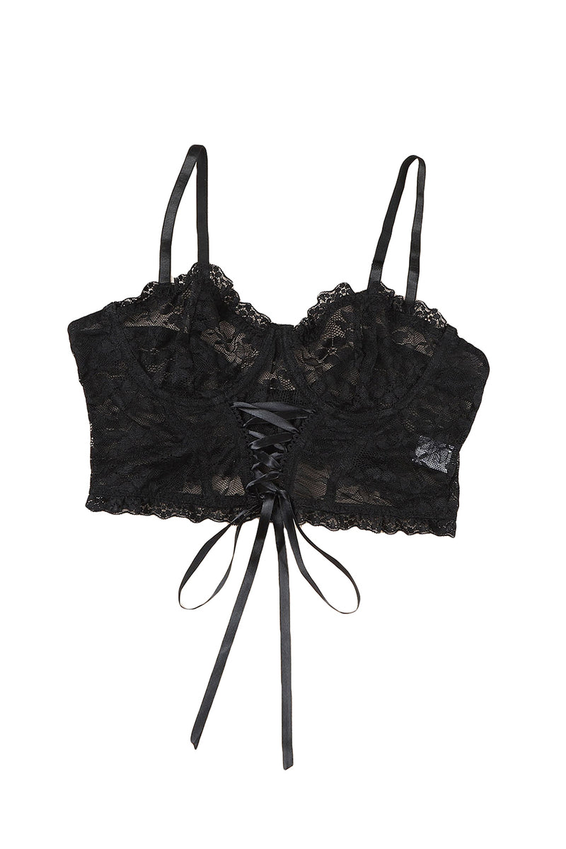 Lace-Up Lace Bralette: Unleash Your Confidence and Style
